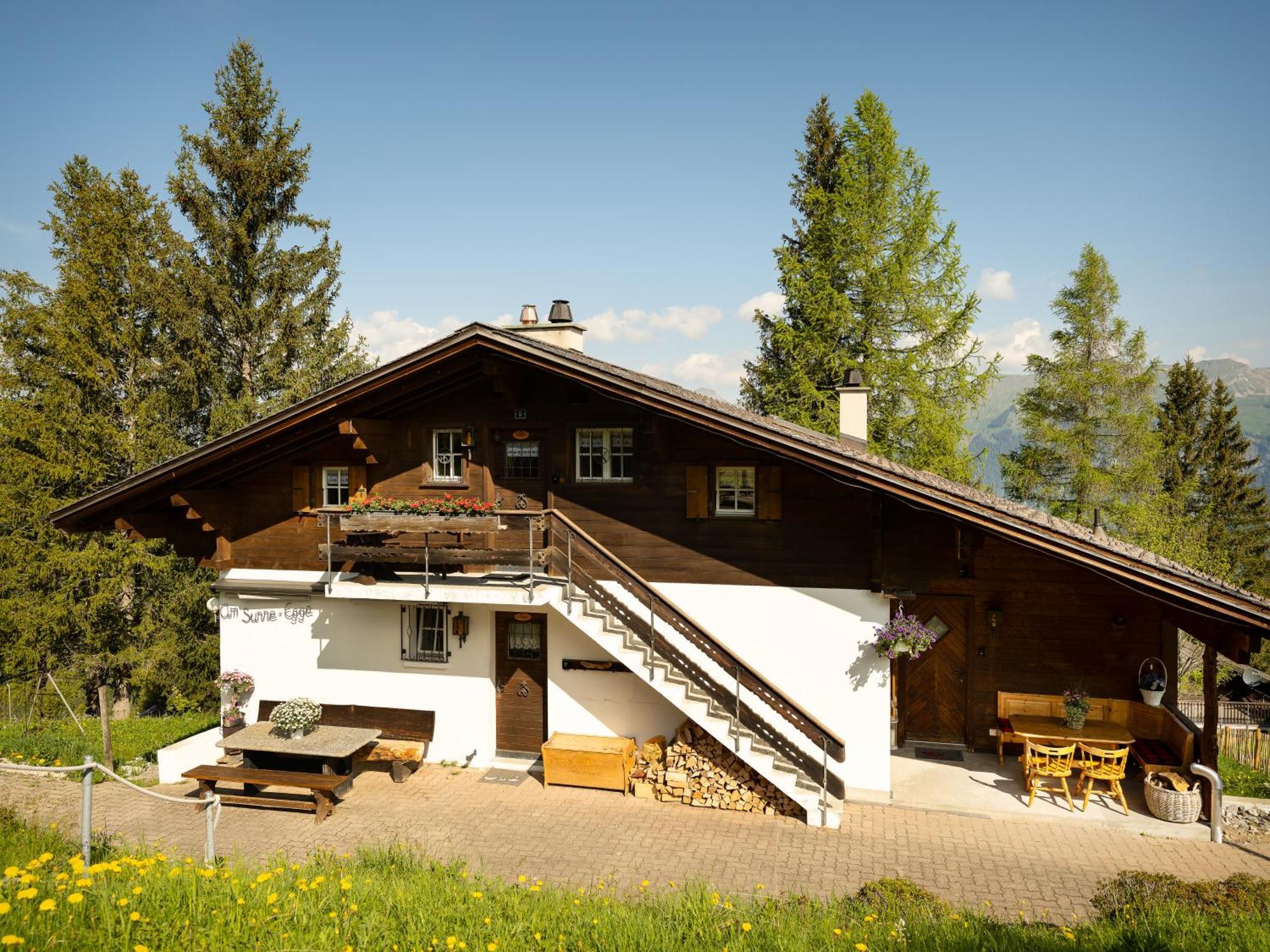 Chalet Am Sunne-Egge Auf Axalp Bei Brienz Exterior foto